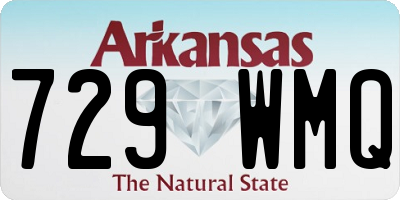 AR license plate 729WMQ
