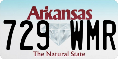 AR license plate 729WMR