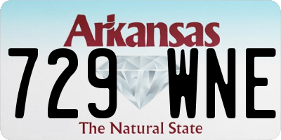 AR license plate 729WNE
