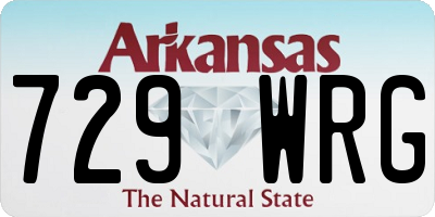 AR license plate 729WRG