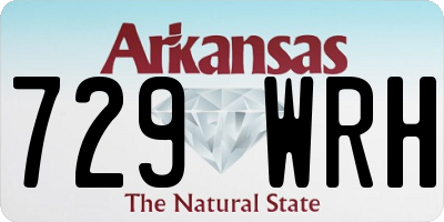 AR license plate 729WRH