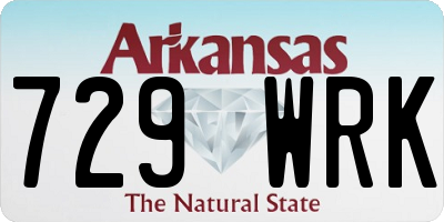AR license plate 729WRK