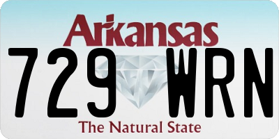 AR license plate 729WRN