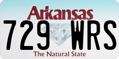 AR license plate 729WRS