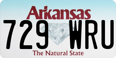 AR license plate 729WRU