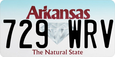 AR license plate 729WRV