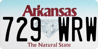 AR license plate 729WRW