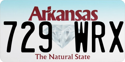 AR license plate 729WRX
