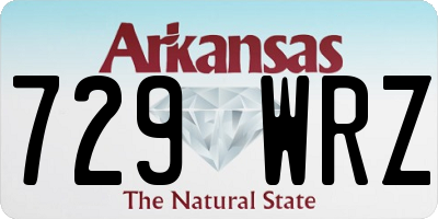 AR license plate 729WRZ
