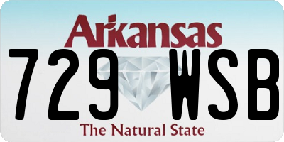 AR license plate 729WSB