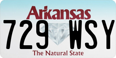 AR license plate 729WSY