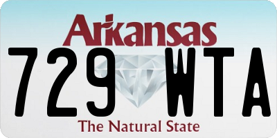 AR license plate 729WTA