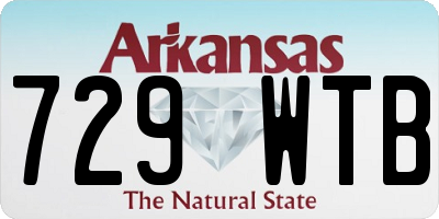 AR license plate 729WTB