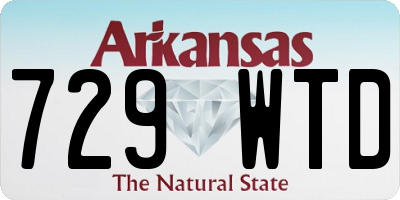 AR license plate 729WTD