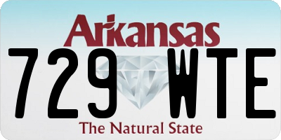 AR license plate 729WTE
