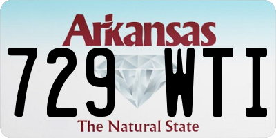 AR license plate 729WTI