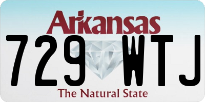 AR license plate 729WTJ