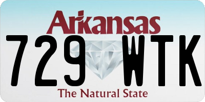 AR license plate 729WTK