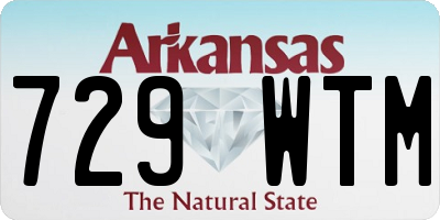 AR license plate 729WTM