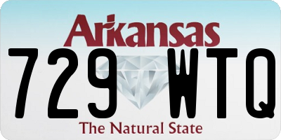 AR license plate 729WTQ