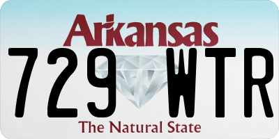 AR license plate 729WTR