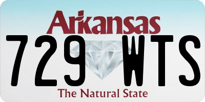 AR license plate 729WTS