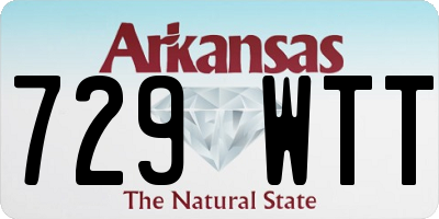 AR license plate 729WTT