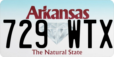 AR license plate 729WTX