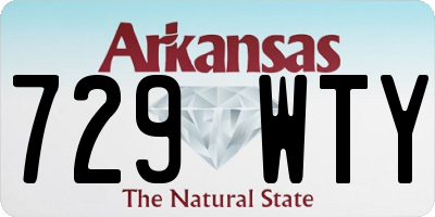 AR license plate 729WTY