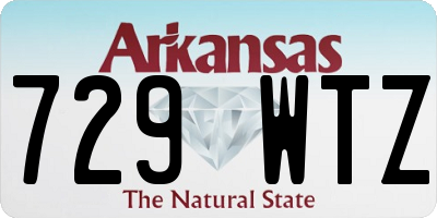 AR license plate 729WTZ