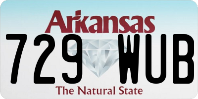 AR license plate 729WUB