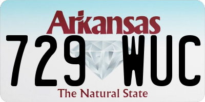 AR license plate 729WUC