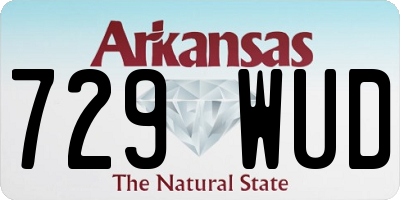 AR license plate 729WUD