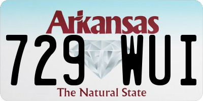 AR license plate 729WUI