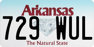 AR license plate 729WUL