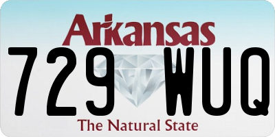 AR license plate 729WUQ