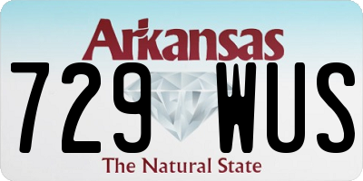 AR license plate 729WUS