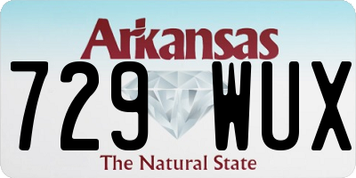 AR license plate 729WUX