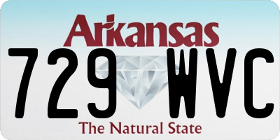 AR license plate 729WVC