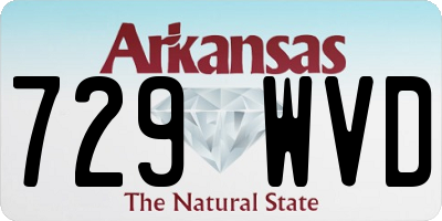 AR license plate 729WVD
