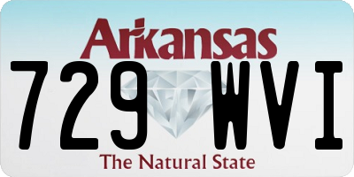 AR license plate 729WVI