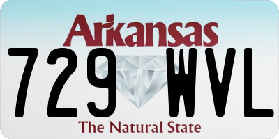 AR license plate 729WVL
