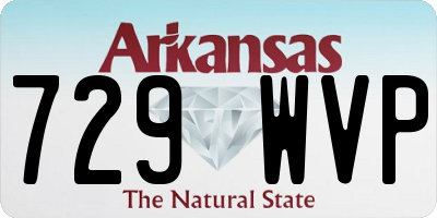 AR license plate 729WVP
