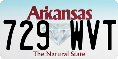 AR license plate 729WVT