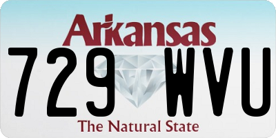 AR license plate 729WVU