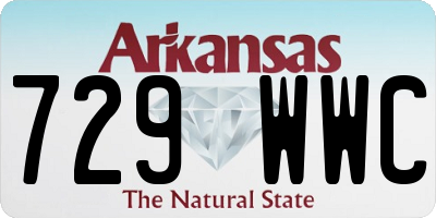 AR license plate 729WWC