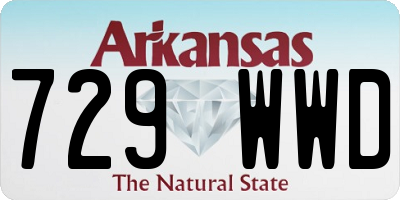 AR license plate 729WWD