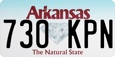 AR license plate 730KPN