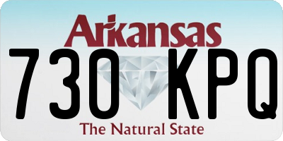 AR license plate 730KPQ