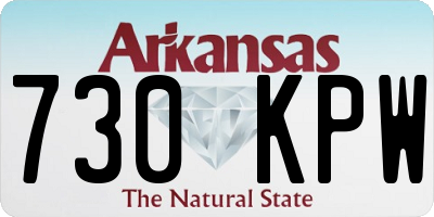 AR license plate 730KPW